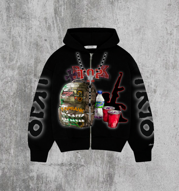 Black “Not My Rank” Jacket