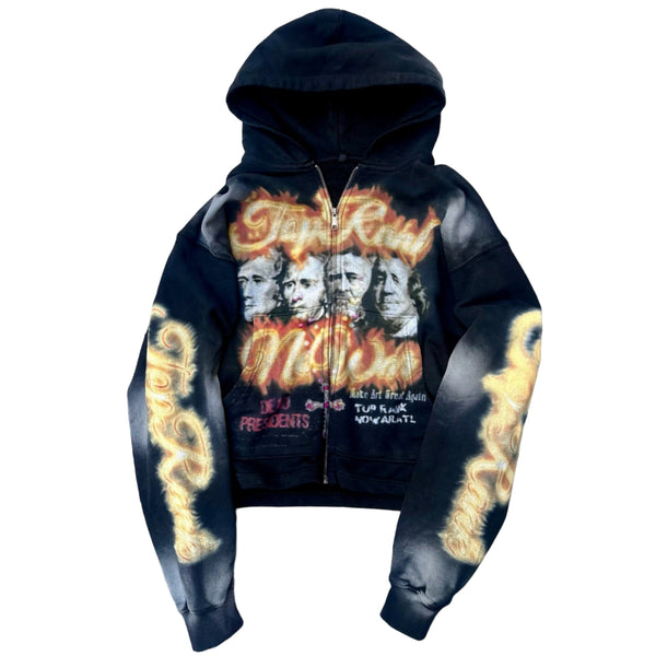 Black Rank President’s Zip-Up